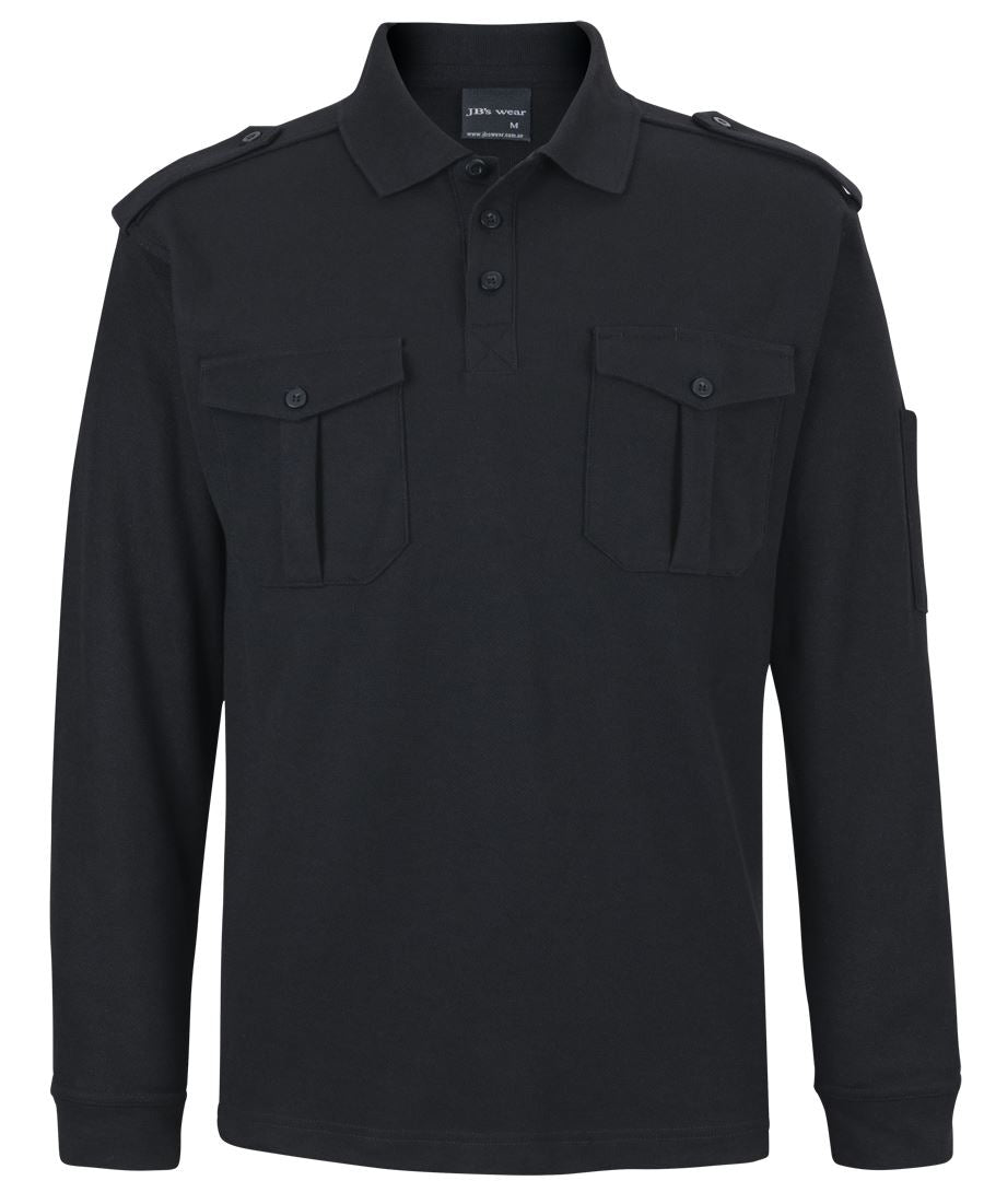 JB's L/S 250 Epaulette Polo