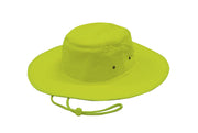 Luminescent Safety Hat in Hiviz Green