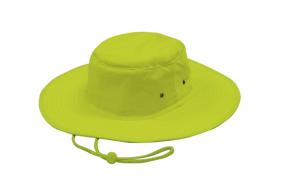 Luminescent Safety Hat in Hiviz Green