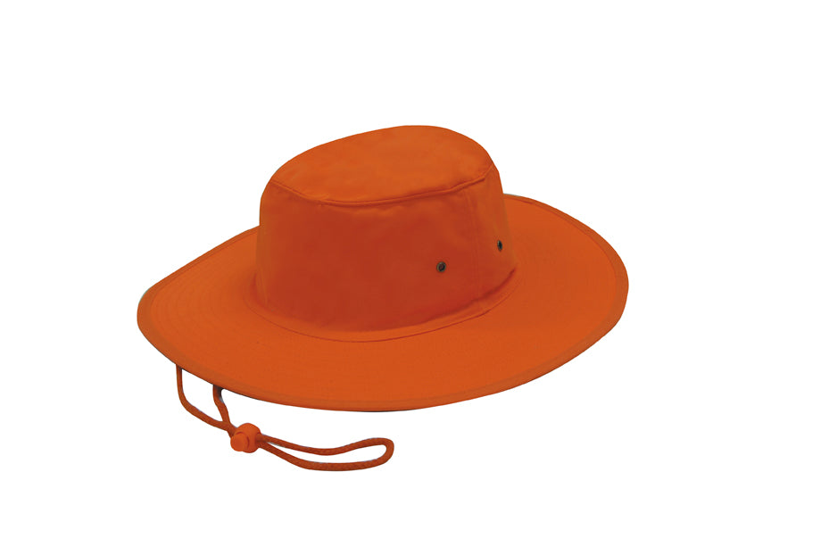 Luminescent Safety Hat in Hiviz Orange