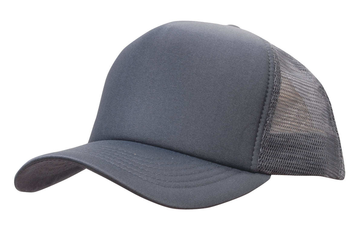 Truckers Mesh Cap in Charcoal