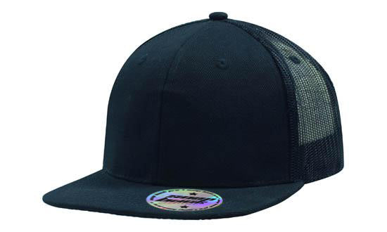 Premium American Twill with Snap Back Pro Sticker in Black