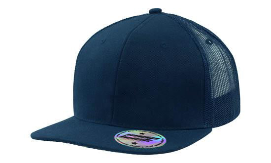 Premium American Twill with Snap Back Pro Sticker in Navy