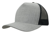 Grey Marle American Twill With Mesh Back in Grey/Black