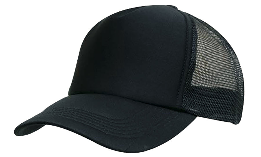 Kids Trucker Cap in Black