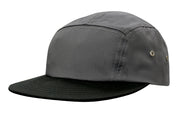 Cotton Twill Square Front in Charcoal/Black