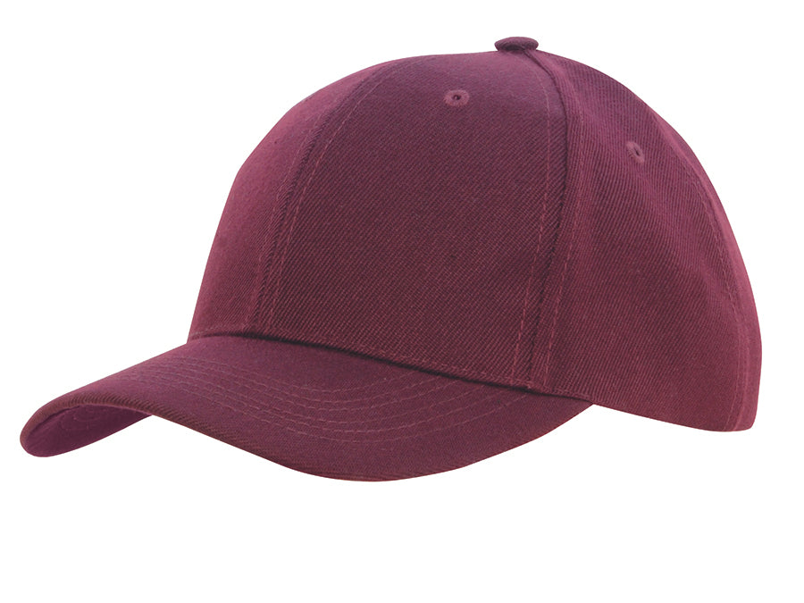 Premium American Twill College Cap in Maroon