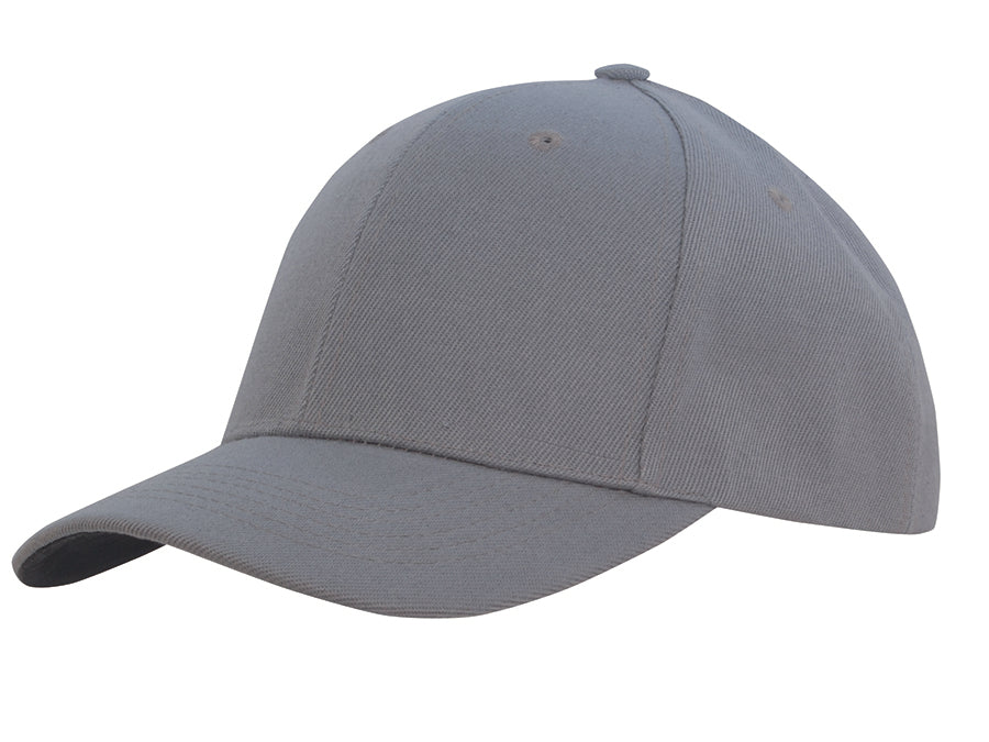 Premium American Twill with Contrast Peak Under in Grey/Charcoal