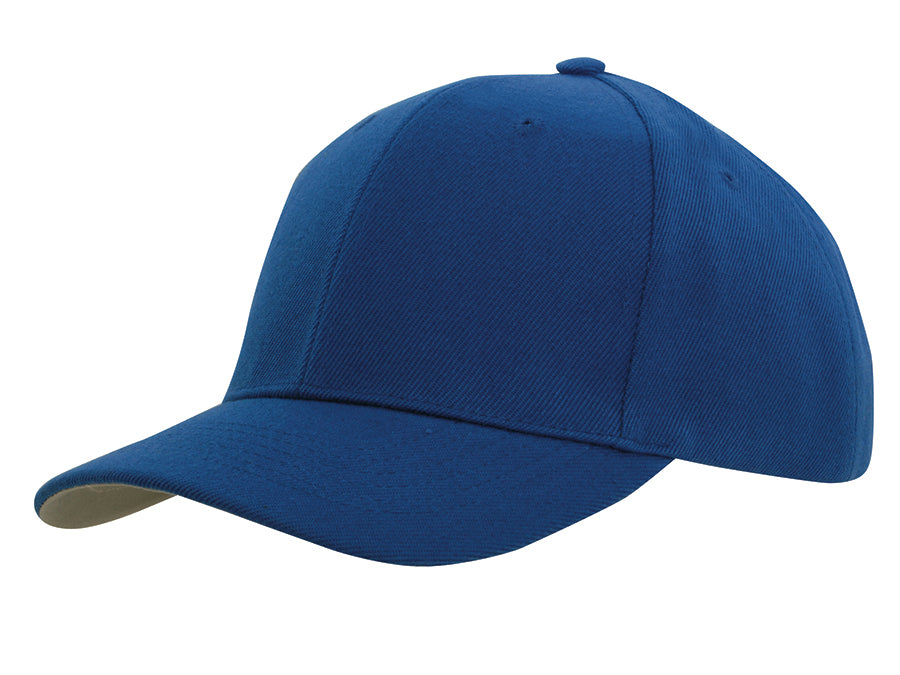 Premium American Twill with Contrast Peak Under in Royal/Grey