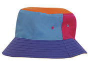 Breathable Poly Twill Childs Bucket Hat in One Colour