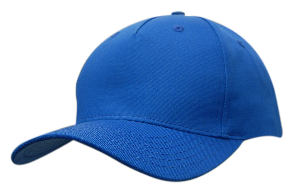 Cotton Twill Cap with Buckle in Royal