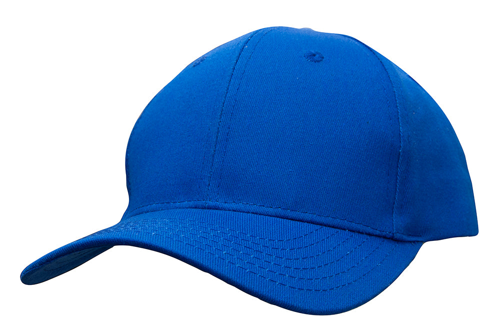 Cotton Twill Cap with Buckle in Royal