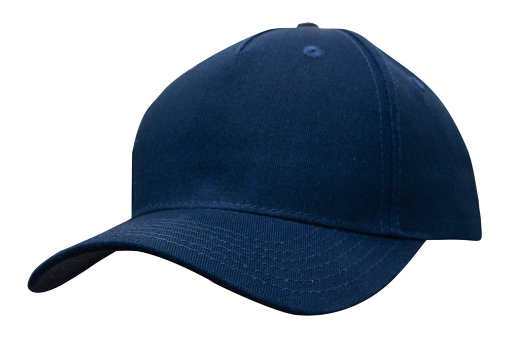 Cotton Twill Cap in Navy