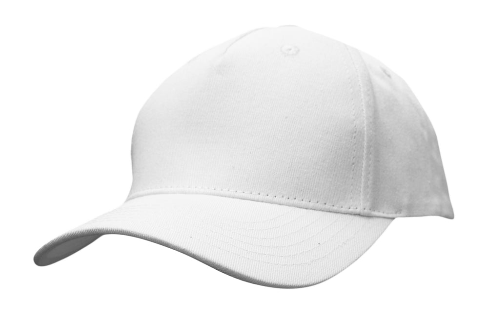 Cotton Twill Cap in White