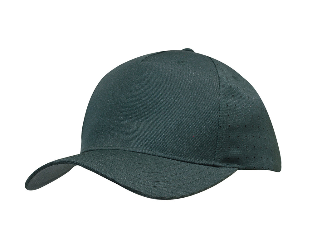 Breathable Poly Twill with circle perforations in Bottle