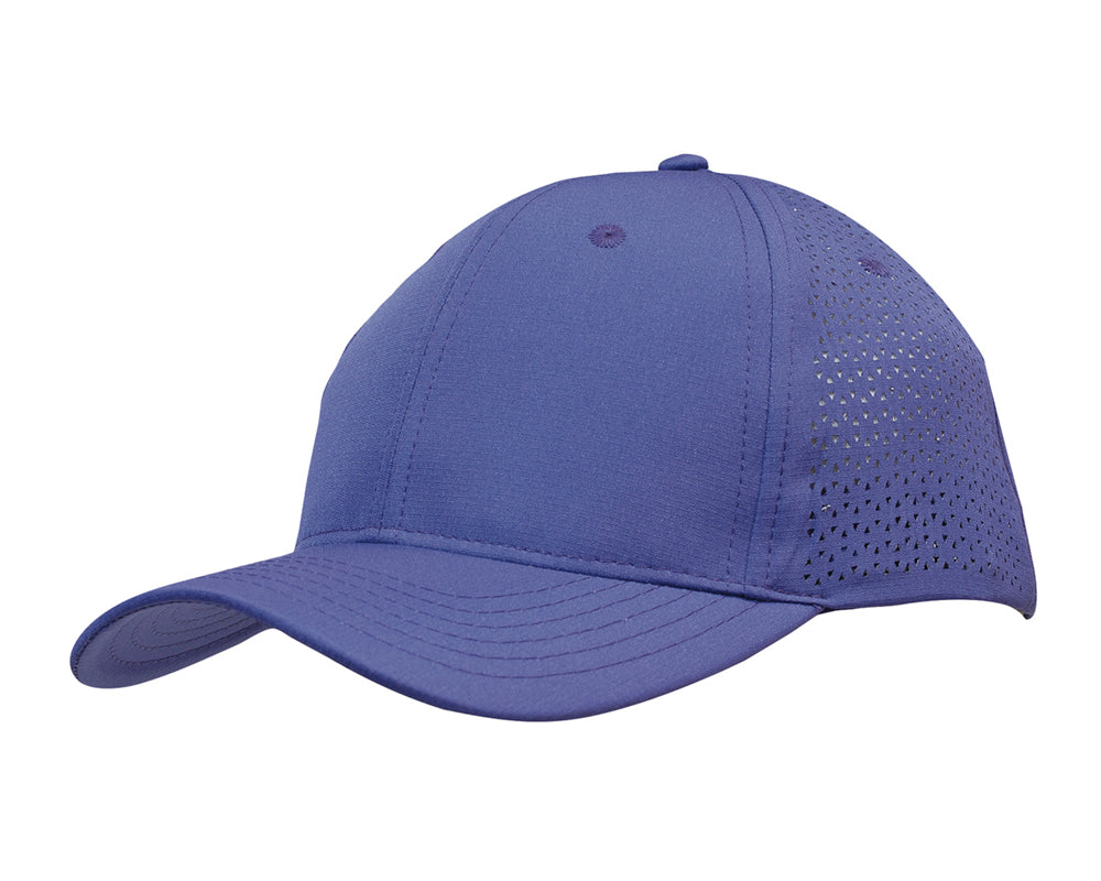 Sports Ripstop Twill with triangle perforations in Purple