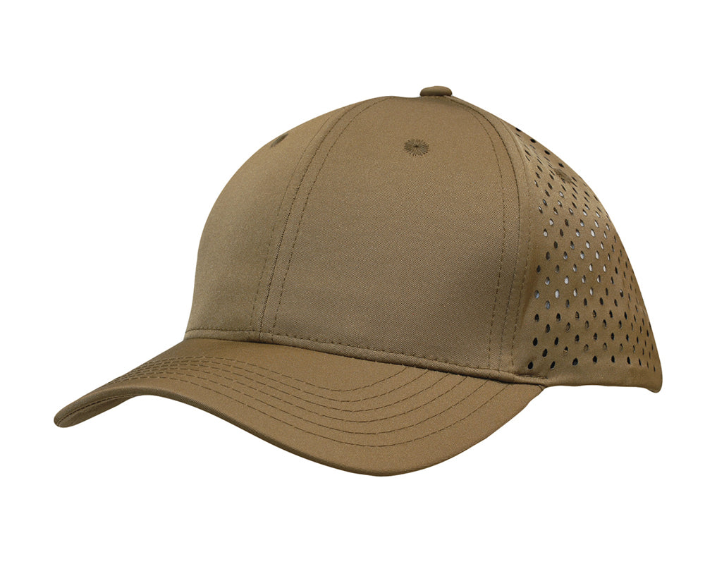 Premium Pioneer Sports Twill with tear drop perforations in Khaki