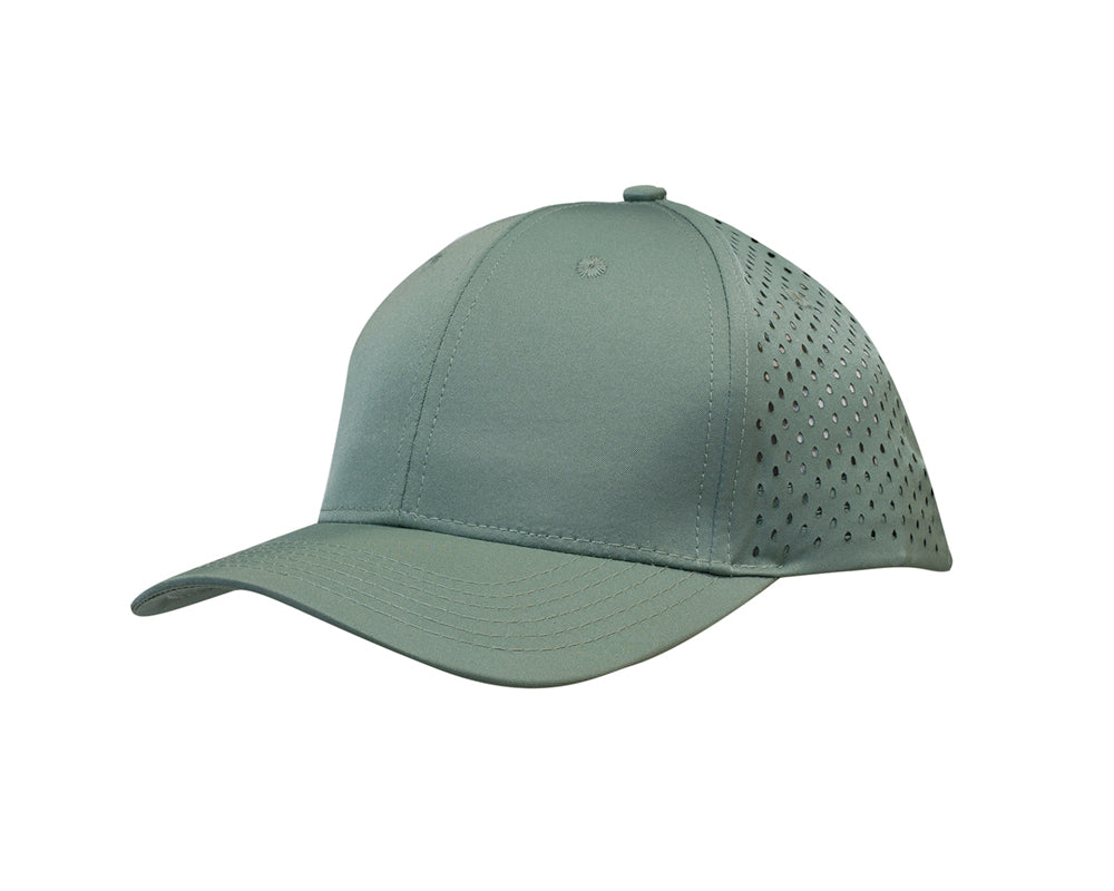 Premium Pioneer Sports Twill with tear drop perforations in Olive