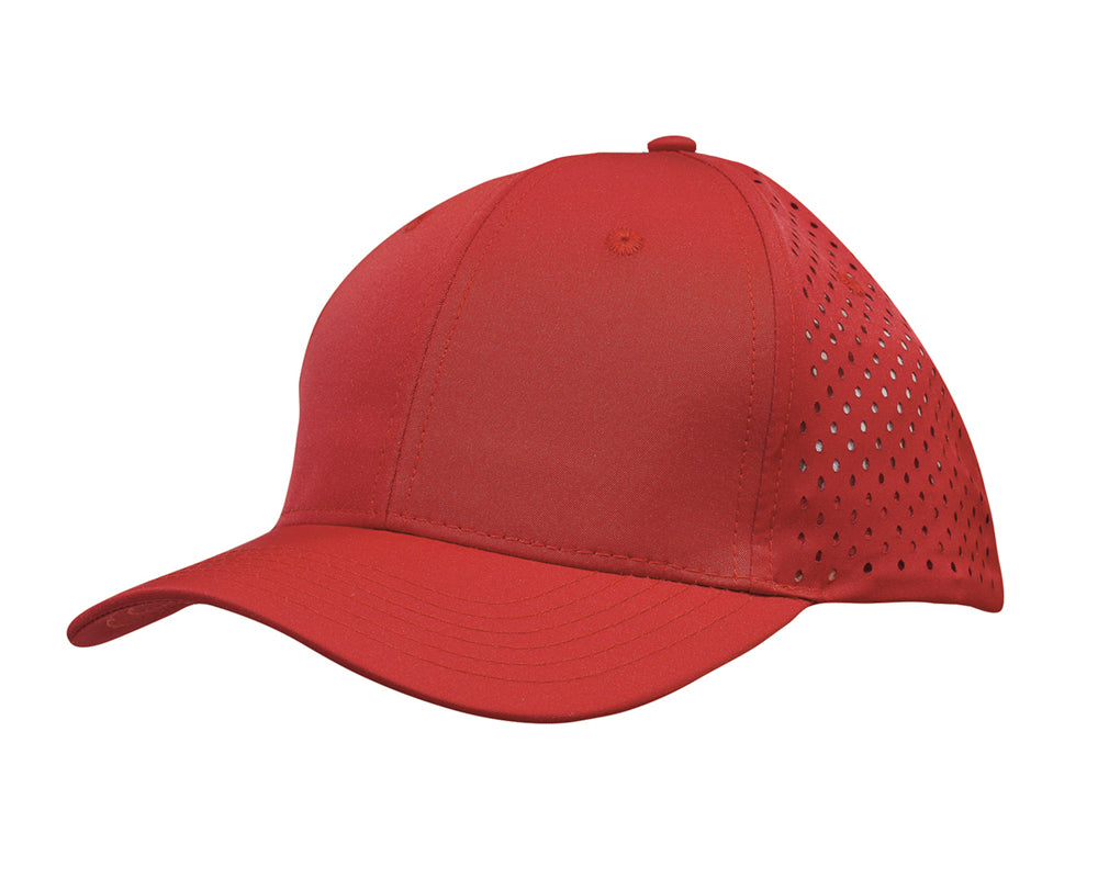 Premium Pioneer Sports Twill with tear drop perforations in Red