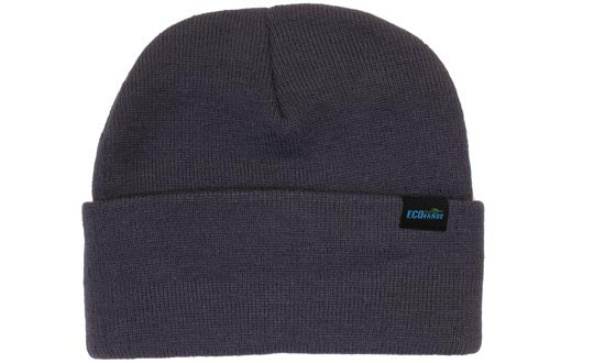 Recycled Roll Up Beanie in Navy