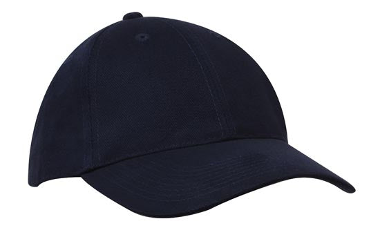 Organic Brushed Heavy Cotton Cap in Navy
