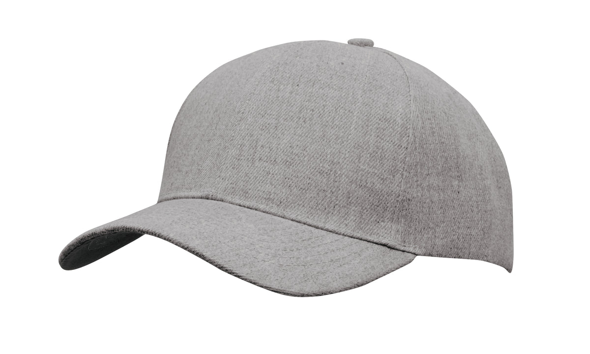 Premium American Twill Cap in Grey Marle
