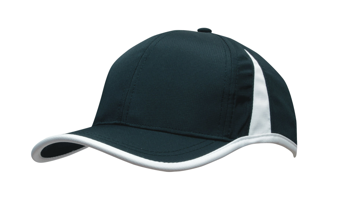 Sports Ripstop with Inserts and Trim in Black/White