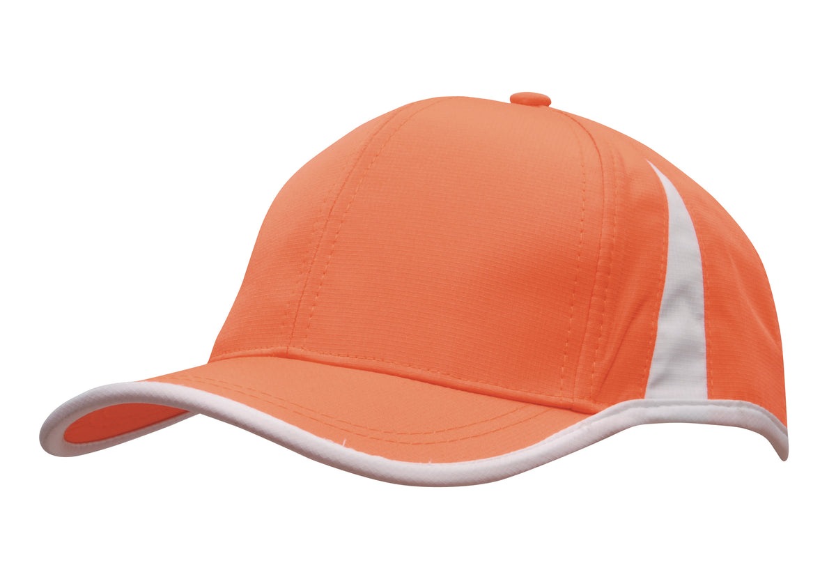 Sports Ripstop with Inserts and Trim in Orange/White