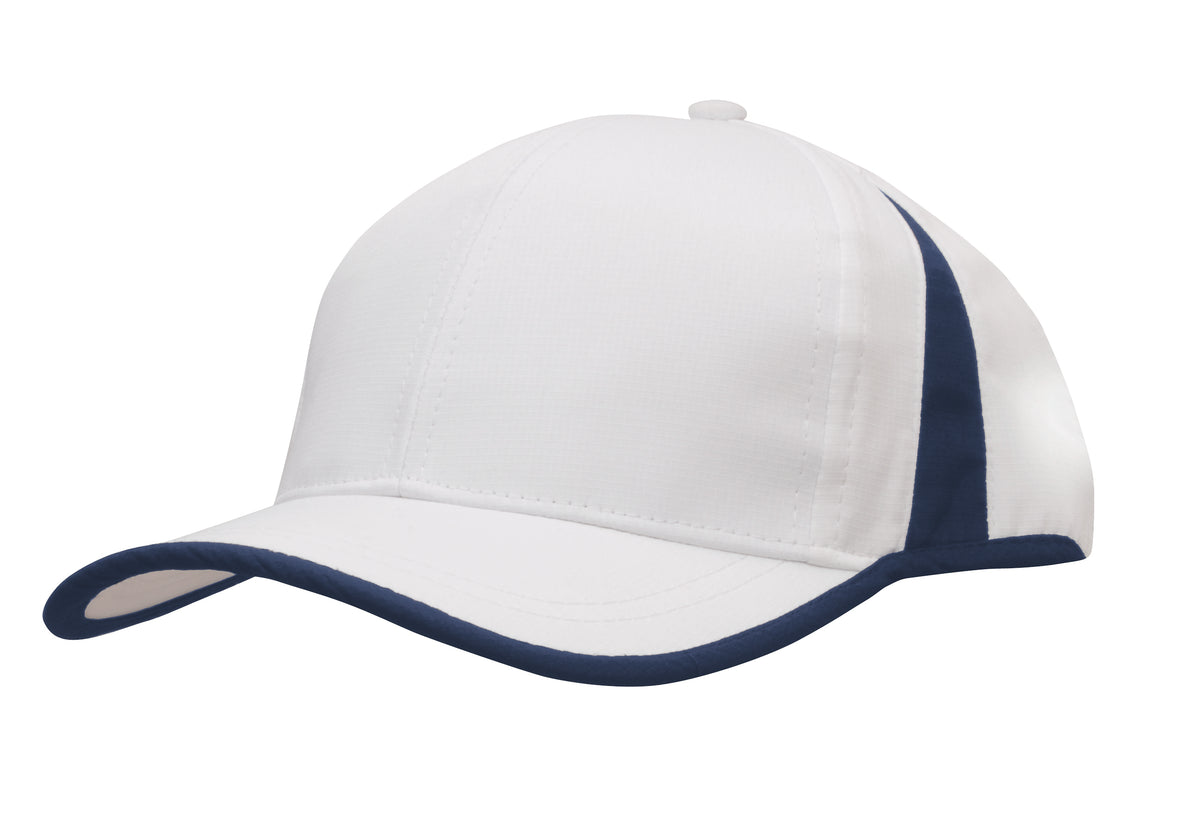 Sports Ripstop with Inserts and Trim in White/Navy