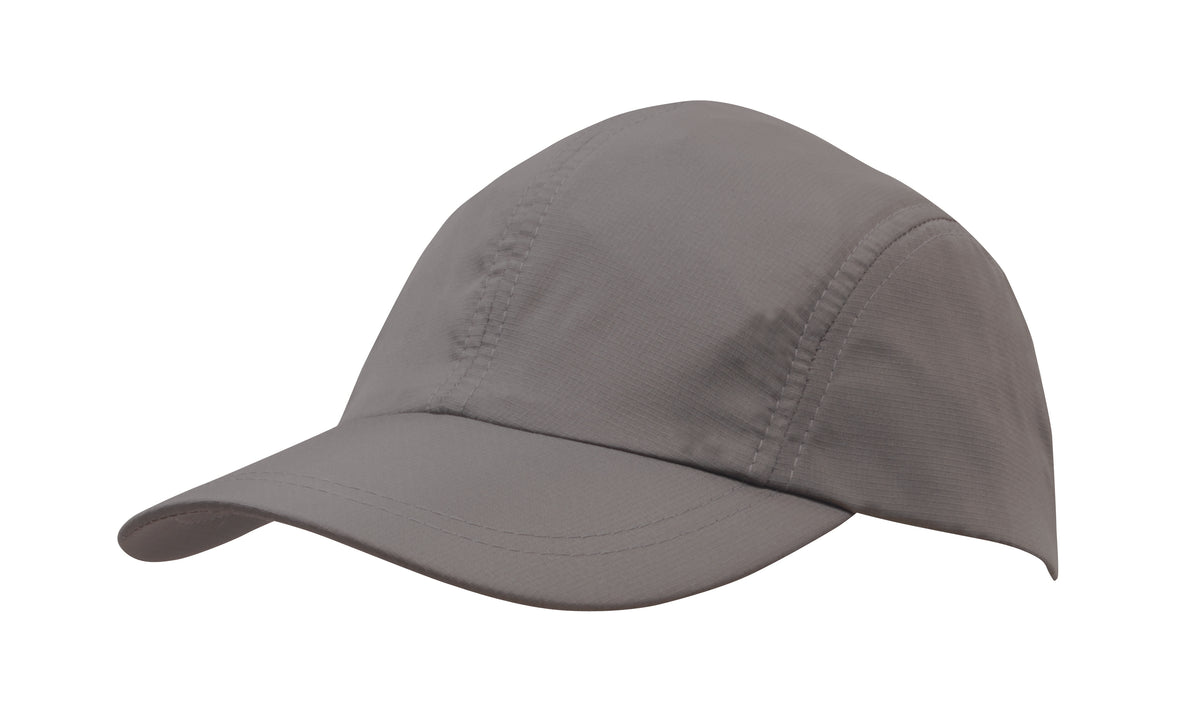 Sports Ripstop with Towelling Sweatband in Charcoal