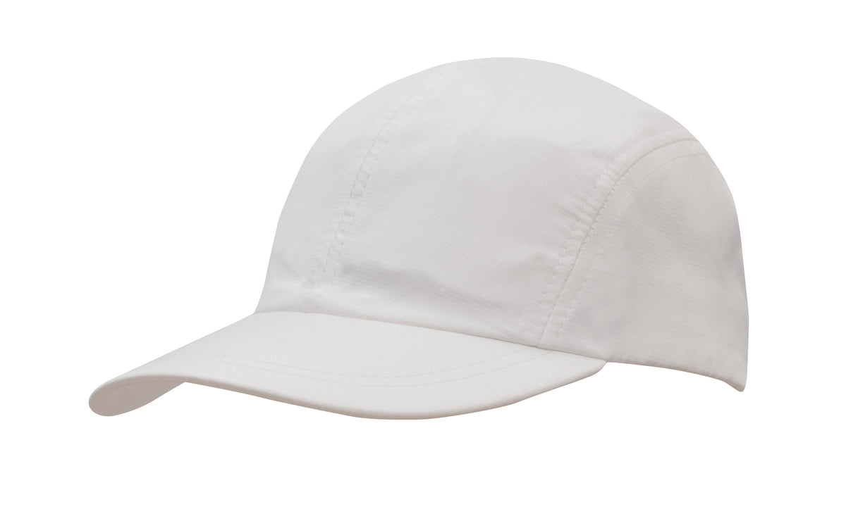 Sports Ripstop with Towelling Sweatband in White