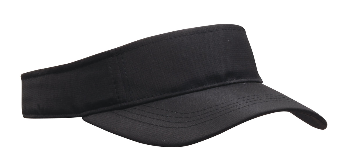 Sports Ripstop Visor in Black