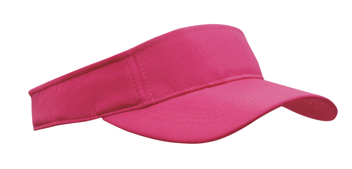 Sports Ripstop Visor in Hot Pink