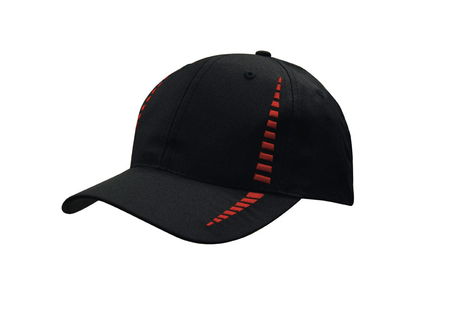 Breathable Poly Twill with Small Check Patterning in Black/Red