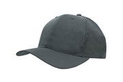 Breathable Poly Twill Cap in Charcoal