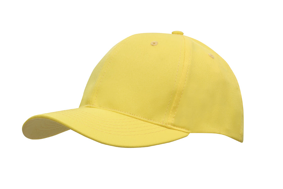 Breathable Poly Twill Cap in Gold
