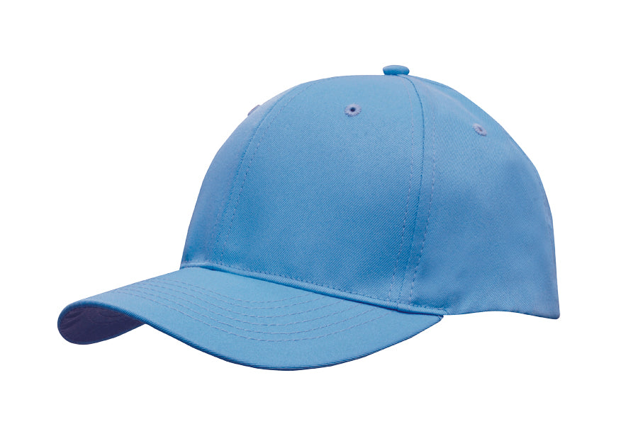 Breathable Poly Twill Cap in Sky
