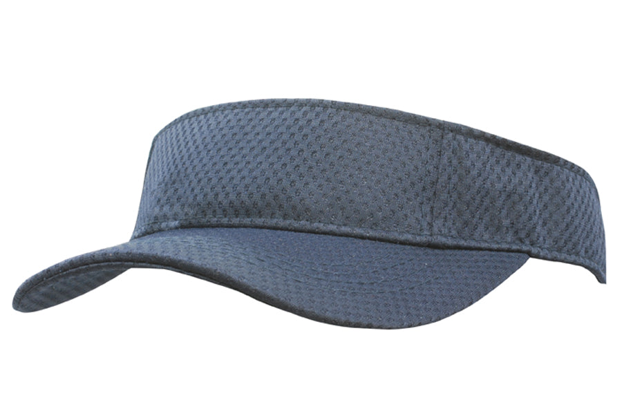 Sports Mesh Visor in Navy
