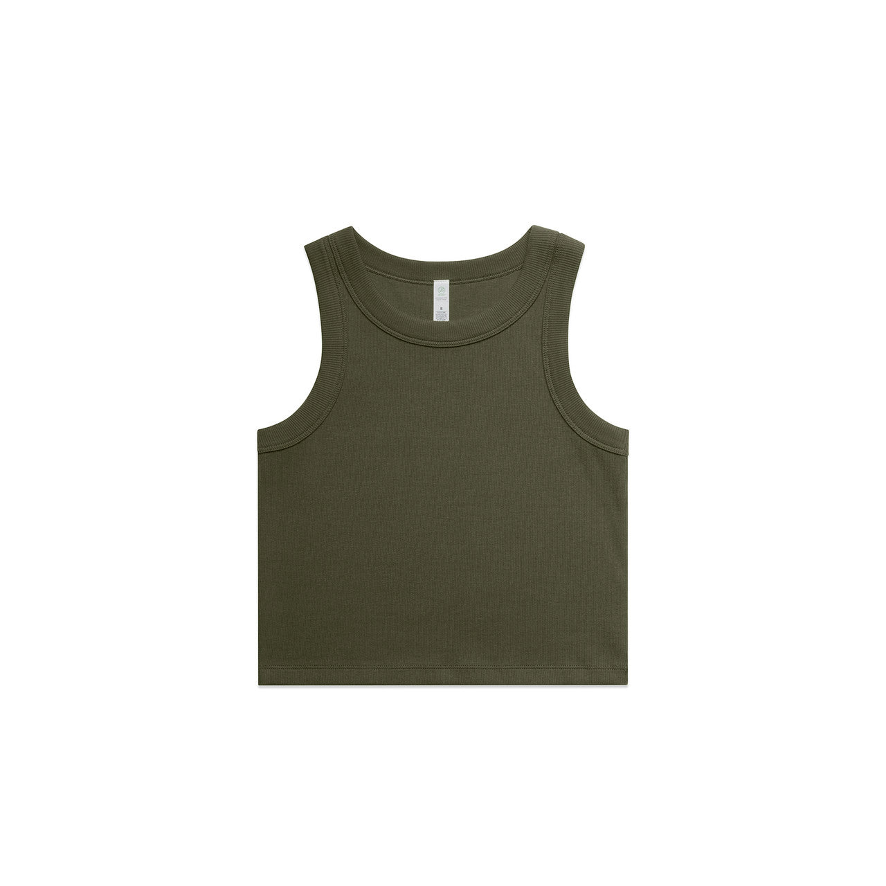 Wo's Organic Rib Crop Tank