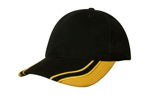 Brushed Heavy Cotton with Curved Peak Inserts
