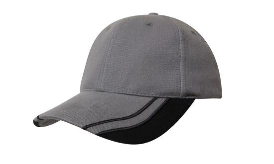Brushed Heavy Cotton with Curved Peak Inserts