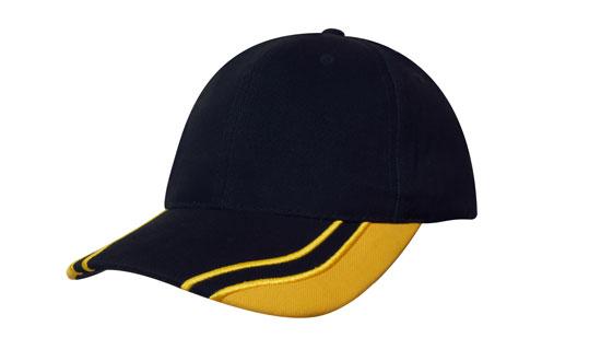 Brushed Heavy Cotton with Curved Peak Inserts