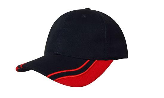 Brushed Heavy Cotton with Curved Peak Inserts