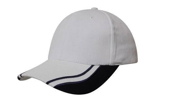 Brushed Heavy Cotton with Curved Peak Inserts
