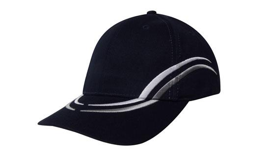 Brushed Heavy Cotton with Curved Embroidery on Crown and Peak