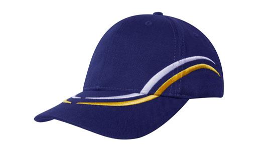 Brushed Heavy Cotton with Curved Embroidery on Crown and Peak