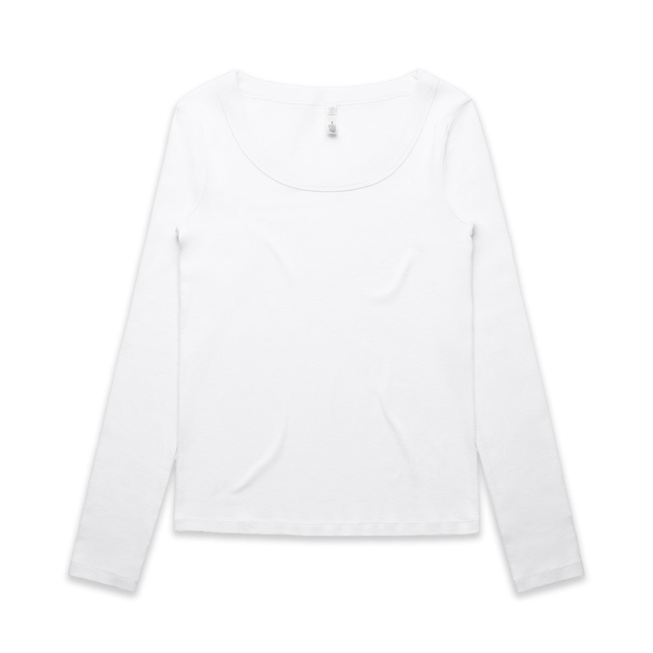 4075 Wo's Organic Baby Rib L/S Tee
