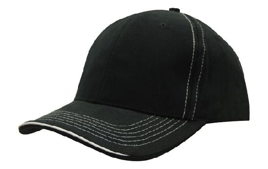 Brushed Heavy Cotton with Contrasting Stitching and Open Lip Sandwich