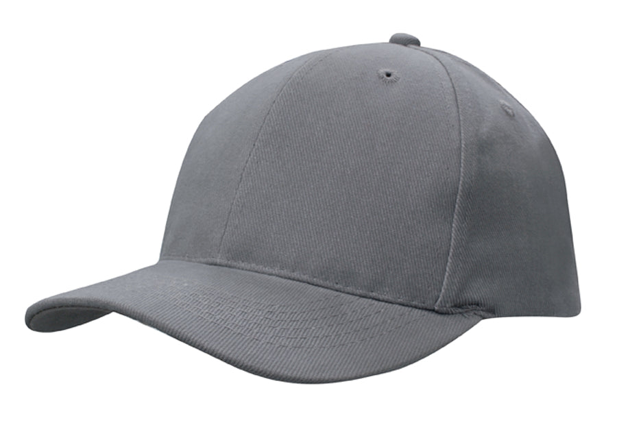 Brushed Heavy Cotton With Snap Back in Charcoal