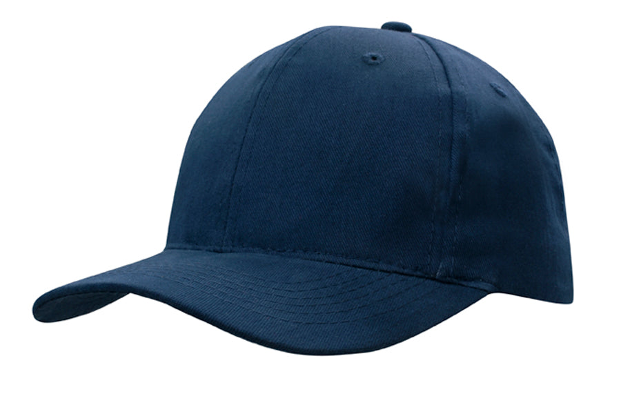 Brushed Heavy Cotton With Snap Back in Navy